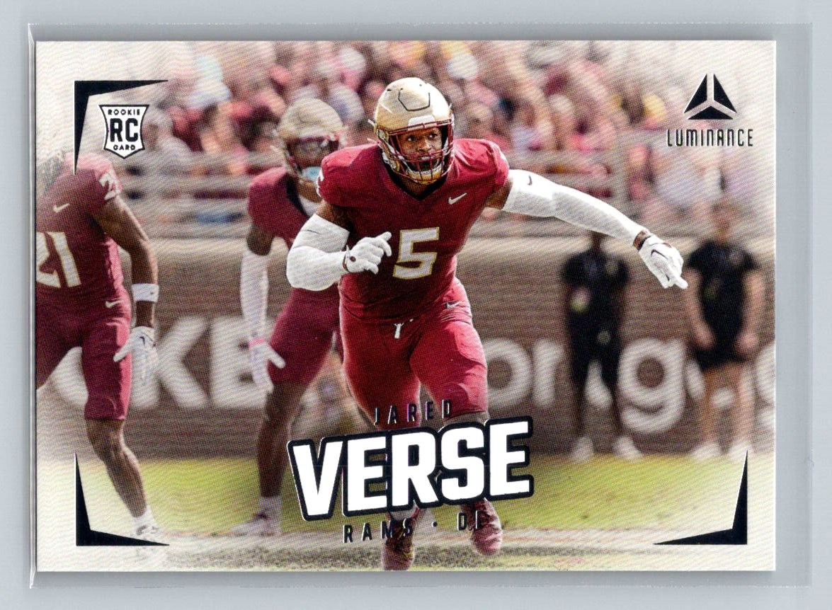 Jared Verse 2024 Panini Luminance #196 RC Los Angeles Rams