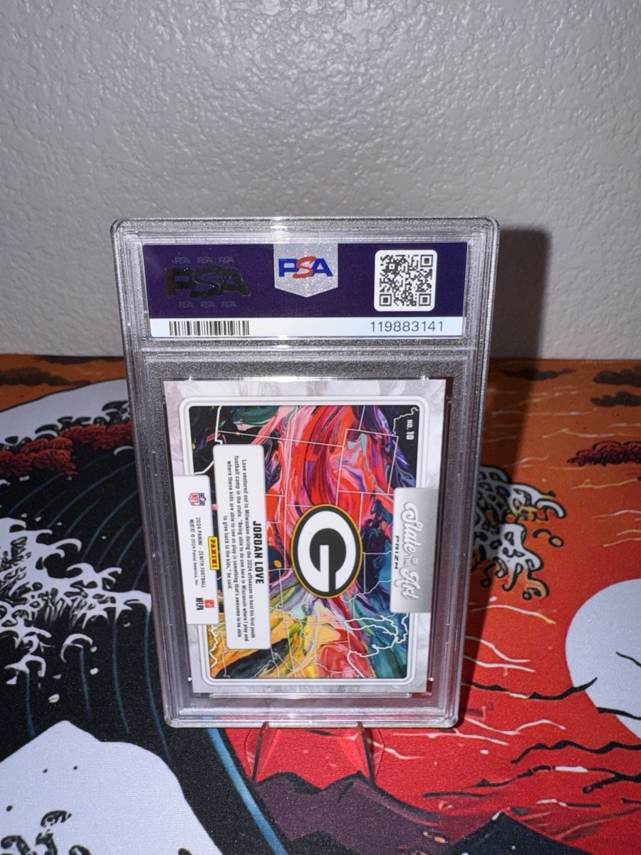 ひぃろ2024　Original Love BEST Jordan Love Green Bay Packers 2024 Donruss Downtown 5x7