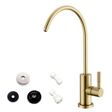 Drinking Water Faucet For Ro System, Non-air Gap, Brushed Gold  Lead-free