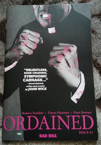 ORDAINED # 1 NM 2026 JORGE FORNES VARIANT ! CRIME ! OPTION FOR FILM !