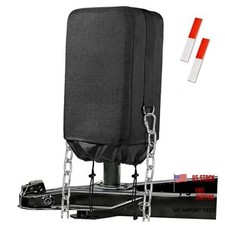 RV Electric Tongue Jack Cover with D Rings - 600D Oxford Fabric Universal