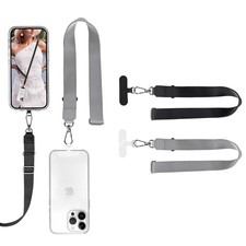 2-Pack Phone Lanyard - Includes 2 Adjustable Neck Straps, 2 Wrist Straps, 4 P...