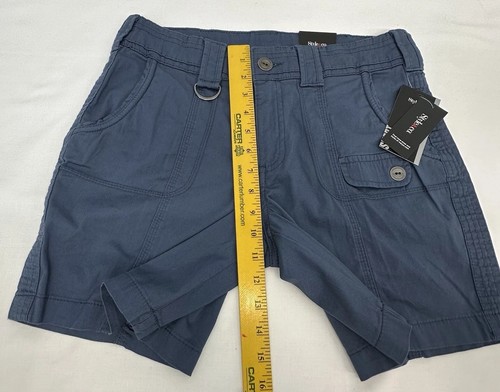 Style & co Womans Blue Mid Rise Tummy Control Cargo Style Shorts NWT Size 4 - Picture 9 of 10