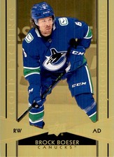 2021-22 Upper Deck Tim Hortons Gold Etchings Brock Boeser #G-9