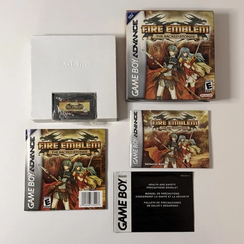 Fire Emblem: The Sacred Stones GBA Nintendo Gameboy Advance Complete w/ Manual