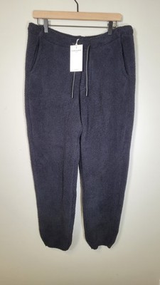 Kashwere Men's Size Medium Joggers Solid Kash-Comfort Pants Black NEW!
