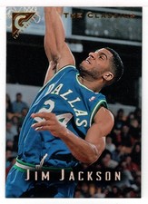 Jim Jackson - Dallas Mavericks (Basketball Card) 1995-96 Topps Gallery # 65 Mint