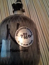 ninja 50ci 4500psi paintball tank with brand new hk army low Pressure regulator