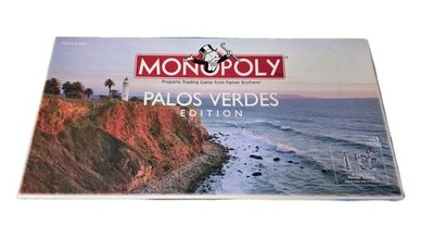 Monopoly Palos Verdes Edition 2007 Board Game Los Angeles California Scarce Toy