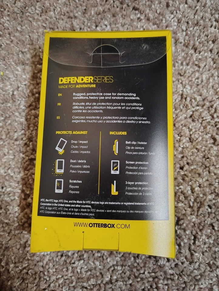 Otterbox Defender Rugged Protection Series Azul para HTC One M8 Foto 2 de 2