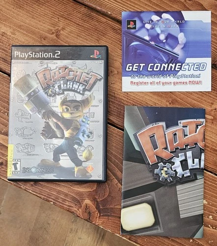 Ratchet & Clank PS2 PlayStation 2 Complete CIB Poster