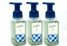 3 BATH  BODY WORKS GINGHAM GENTLE FOAMING HAND SOAP 8.75 FL OZ / 259 mL NEW