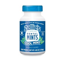 Zellie's  100 Xylitol Cool Mint Breath Mints  No 250 Count Pack of 1 