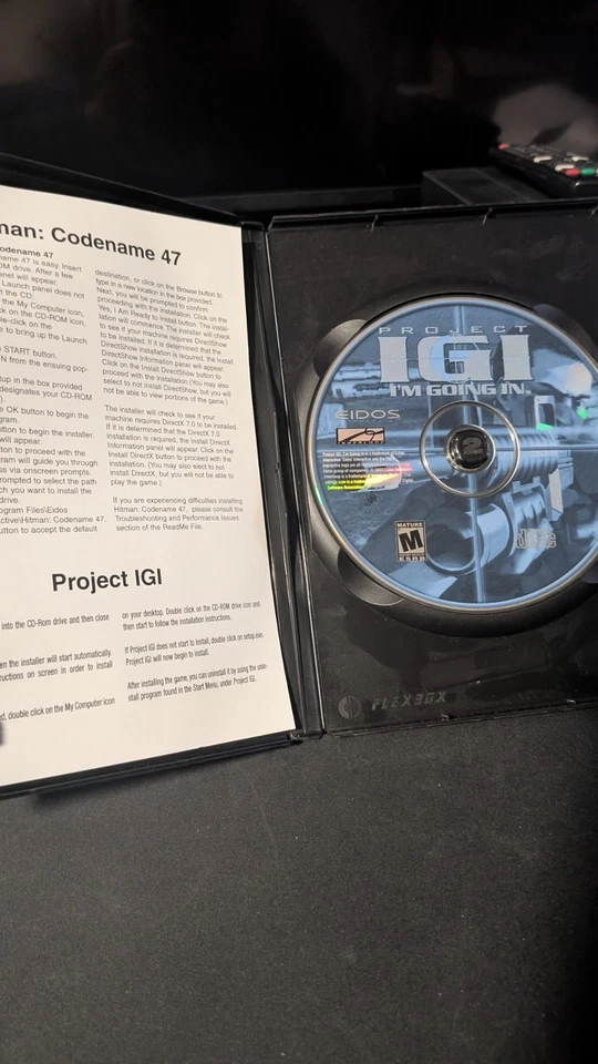 PC CD/DVD-Rom HITMAN 5 paquete de juegos: Hitman Trilogy, nombre en clave 47, Project IGI Foto 4 de 4