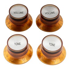 Musiclily Pro Amber Inch Guitar Hat Bell 2 Vo...