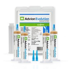 Advion Evolution Cockroach Gel Bait, 4 Tubes x 30-Grams, 1 Plunger and 2 Appl...