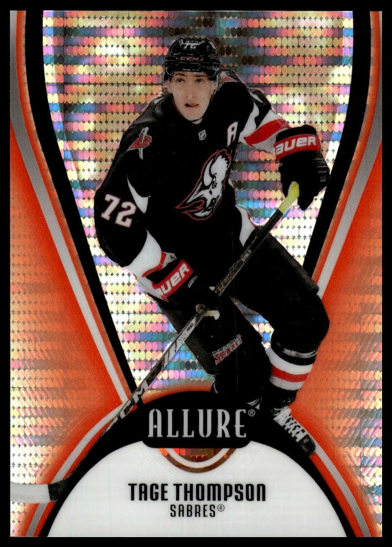 2025-26 Upper Deck Allure #72 Tage Thompson Orange Slice A