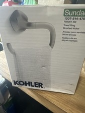 Kohler Sundae R31061-BN Towel Ring Wall Mounted Vibrant Brushed Nickel