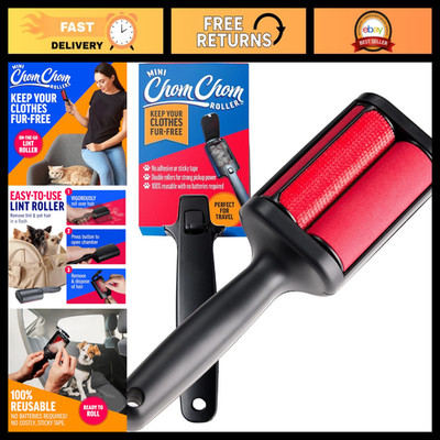 Pet Hair Remover Roller - Reusable Lint Tool for Clothes, Couches, Cars - Mini C