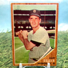 1962 Topps Gary Geiger Boston Red Sox #117