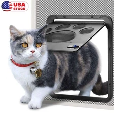 Pet Doors - Dog Door for Screen Door Sliding Dogs Cat Animal Flap Door USA