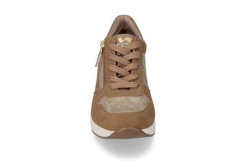 SCARPE SNEAKERS ZEPPA DONNA VALLEVERDE 35535L PELLE BEIGE ORIGINALE AI 2026 - Picture 2 of 6