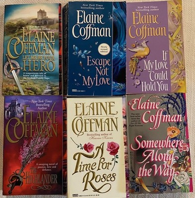 Mixed Series and Stand Alone Novels (6 Book Lot) by Elaine Coffman Historic Rom