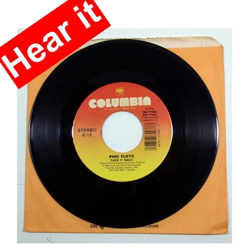 PINK FLOYD Take it back / Astronomy Domine (live) 1994 45 Columbia EX