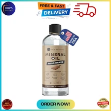 Mineral Oil for Wood Cutting Board, Butcher Block, and Knife. Food Grade Mineral