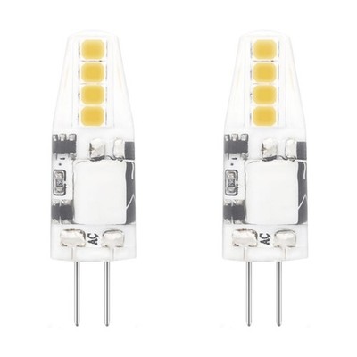 Modee G4 LED Stecklampe 1,8W 180lm 2700K Warmweiß 12V 2 Stück