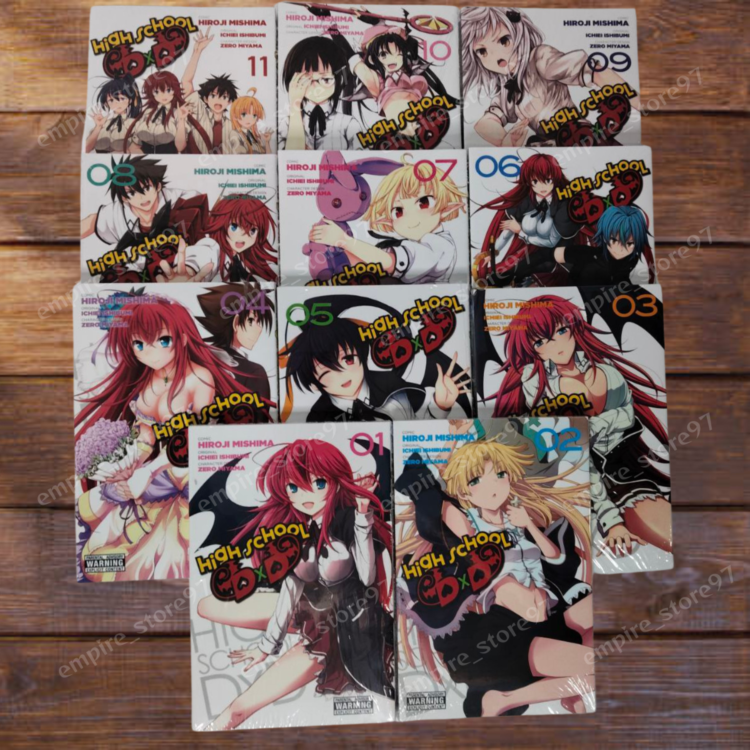 Cómics High School DxD *Manga Eng* (Single Vol 1-11) nuevos por Ichiei Ishibumi