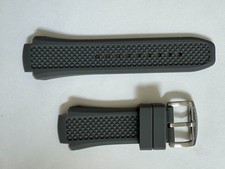 Swiss Legend Neptune Silicone/Rubber Gray band strap for 53mm watches