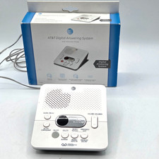 AT T 1740 60 Min Record Time Digital Answering System White NO ADAPTER
