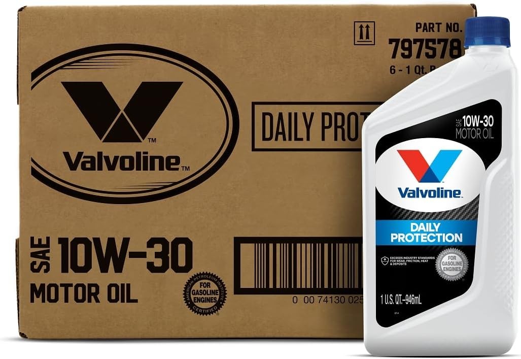 Daily Protection 10W-30 Conventional Motor Oil 1 QT, Case of 6