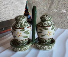 TEMPTATIONS OLD WORLD GREEN SALT & PEPPER SHA...