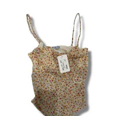 Anna rae multicoloured floral corset size small new with tags