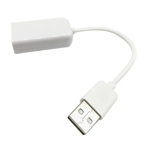 Sound Card Adapter Cable Usb Stereo Audio Interface for Pc 2.0 with Line