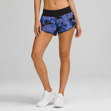 Lululemon Speed Up Low-Rise Shorts Size 2 Screen Camo Multi Black Lined 2.5"