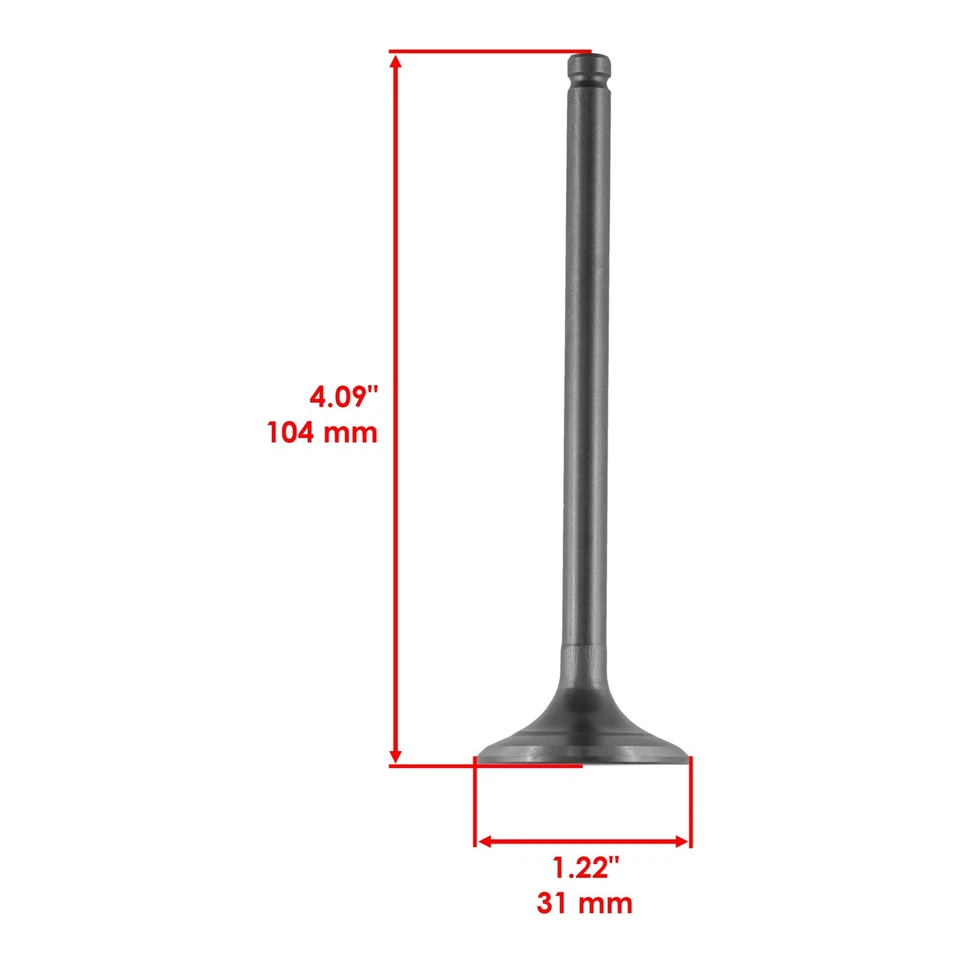 Válvula de escape y admisión para Honda XR600R 1985 1986 1987 1988 1989 1990 1991-1997 Foto 2 de 4