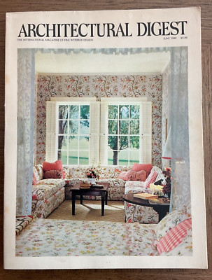 Architectural Digest June 1980- Fine Interior Design