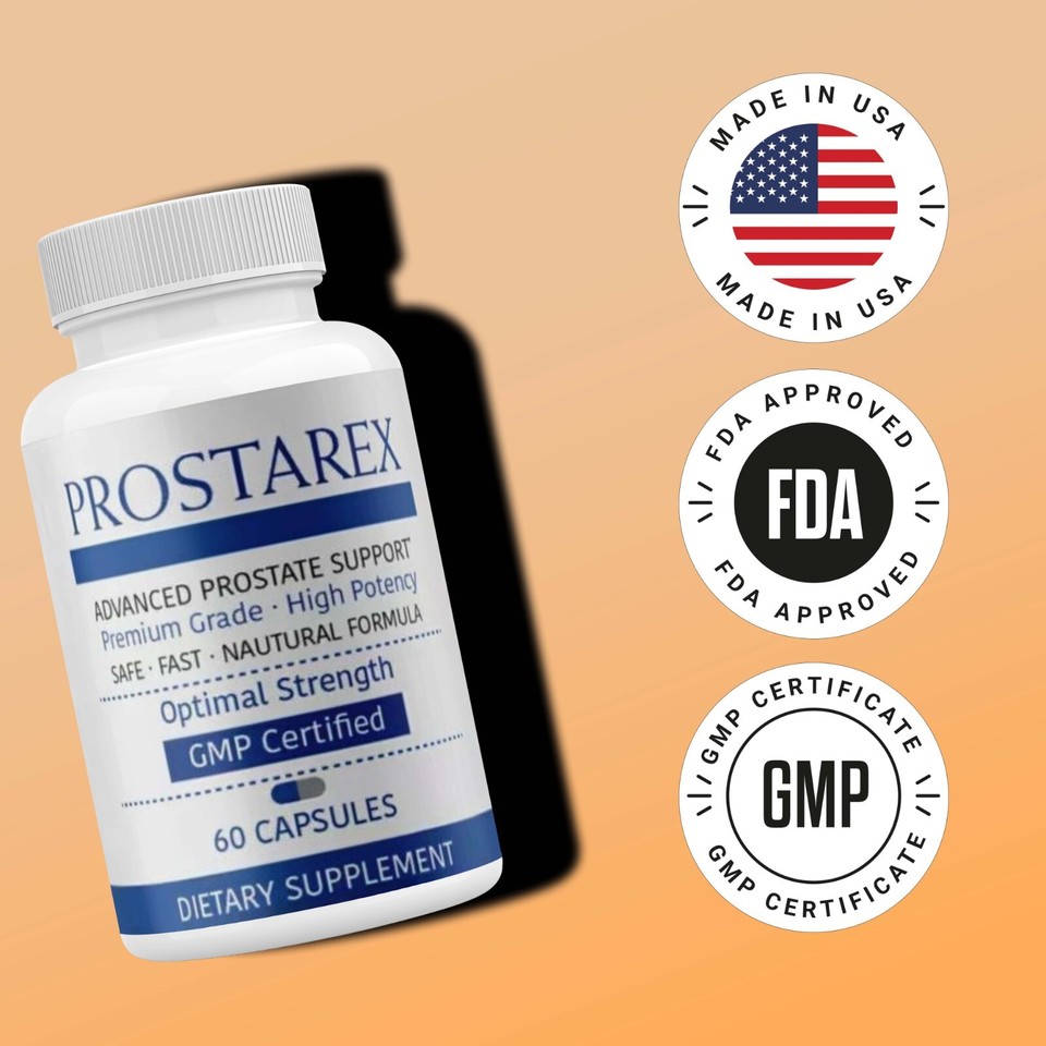 Prostarex All Natural Advance Prostate Support Supplement (300 Capsules ...