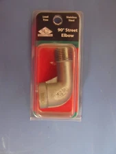 3/8" Street Elbow  #304 Stainless Steel 3/8" NPT Smith Cooper  #S3014SE  NEW