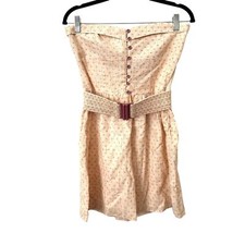 ZARA TRF Sleeveless Belted Mini Dress Medium