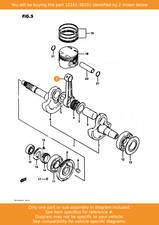 SUZUKI rod, Connecting, 12161-38201 OEM