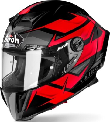 CASCO MOTO INTEGRALE IN FIBRA AIROH GP550S WANDER ROSSO OPACO TAGLIA XL
