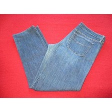 GAP 1969, REAL STRAIGHT,  BLUE JEANS, ZIP FRONT, SIZE 34/18 LONG