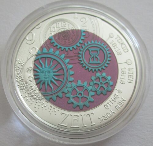 Austria 25 Euro 2016 Time Silver Niobium - Picture 2 of 3