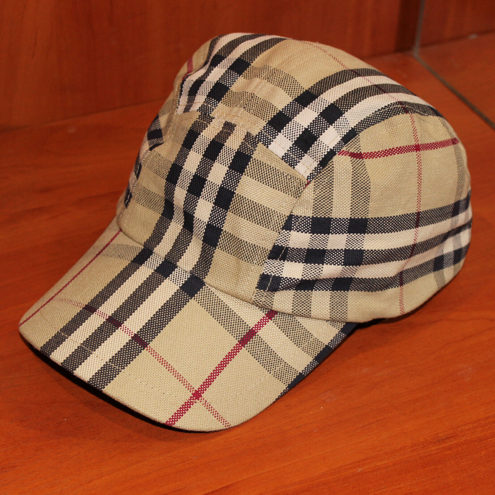 Mh 2 Panel Hat - Burberry - Beige - Cotton