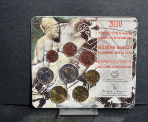 Série Annuelle Grèce 2010 - BU Euro II - avec 2 Euro commémorative &#034;Bataille de