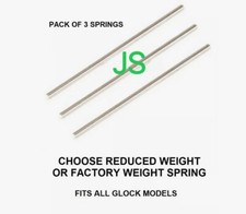   3 Stainless Steel Magazine Catch Springs For All Glocks Choose Spring weight  